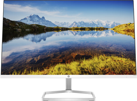 HP M24fwa computer monitor 60.5 cm (23.8") 1920 x 1080 pixels Full HD LCD Silver, White