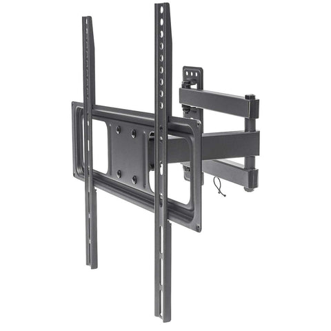 Manhattan TV & Monitor Mount, Wall, Full Motion, 1 screen, Screen Sizes: 32-55", Black, VESA 100x100 to 400x400mm, Max 35kg, LFD, Tilt & Swivel with 3 Pivots, Lifetime Warranty