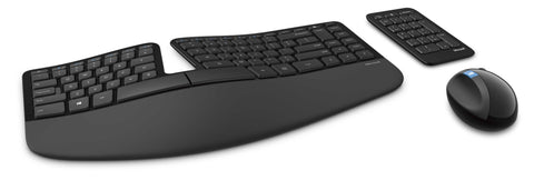 Microsoft Sculpt Ergonomic keyboard Mouse included RF Wireless QWERTY Black