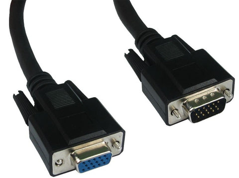 Cables Direct SVGA, 30m, M-F VGA cable VGA (D-Sub) Black