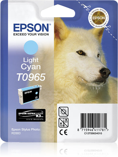 Epson C13T09654010/T0965 Ink cartridge light cyan, 865 pages 11,4ml for Epson Stylus Photo R 2880