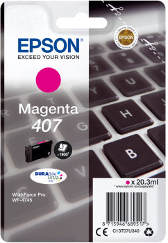 Epson C13T07U340/407 Ink cartridge magenta, 1.9K pages ISO/IEC 19752 20,3ml for Epson WF 4745