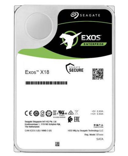 Seagate Exos X18 3.5" 10000 GB Serial ATA III