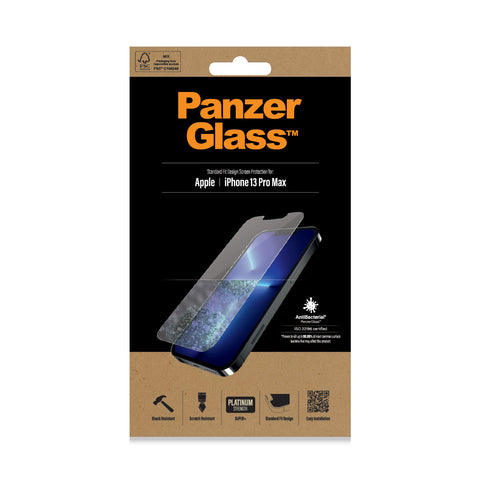 PanzerGlass ™ Screen Protector Apple iPhone 13 Pro Max | Standard Fit