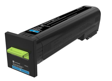 Lexmark 72K2XC0 Toner-kit cyan extra High-Capacity return program, 22K pages ISO/IEC 19798 for Lexmark CS 820