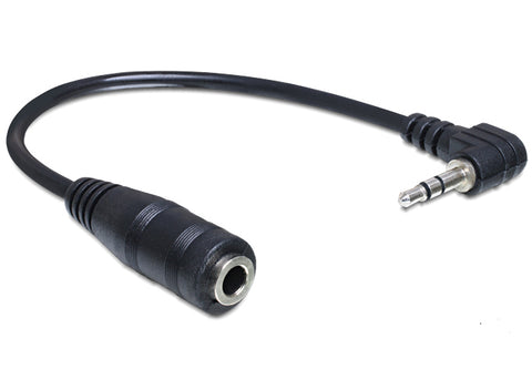 DeLOCK 65397 audio cable 0.14 m 2.5mm 3.5mm Black