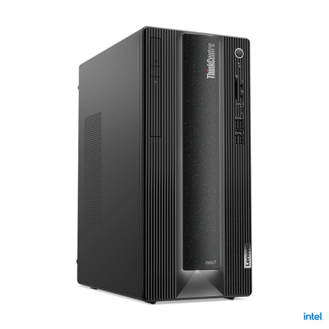 Lenovo ThinkCentre neo 70t i5-12400 Tower Intel® Core™ i5 8 GB DDR5-SDRAM 256 GB SSD Windows 11 Pro PC Black