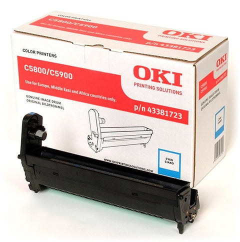 OKI 43381723 Drum kit cyan, 20K pages for OKI C 5800