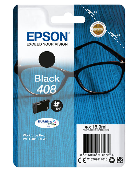 Epson C13T09J14010/408 Ink cartridge black, 1.1K pages 18,9ml for Epson WF-C 4810