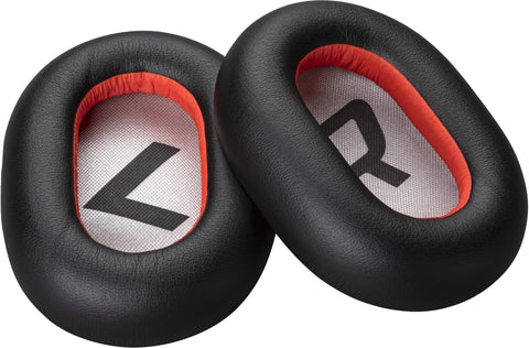 POLY PLY VOY 8200 BLK LTHRET EARCUSHIONS(2) Cushion/ring set