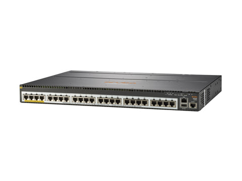 Aruba, a Hewlett Packard Enterprise company Aruba 2930M 24 Smart Rate PoE+ 1-slot Managed Gigabit Ethernet (10/100/1000) Power over Ethernet (PoE) 1U Black