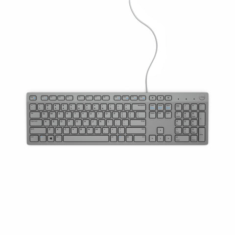 DELL KB216 keyboard USB AZERTY French Grey