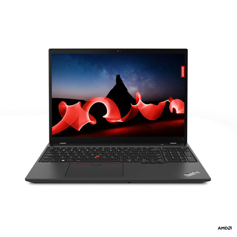 Lenovo ThinkPad T16 Gen 2 (AMD) Laptop 40.6 cm (16") WUXGA AMD Ryzen™ 7 PRO 7840U 16 GB LPDDR5x-SDRAM 512 GB SSD Wi-Fi 6E (802.11ax) Windows 11 Pro Black