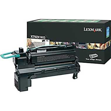 Lexmark X792X1KG Toner cartridge black return program, 20K pages ISO/IEC 19798 for Lexmark X 792