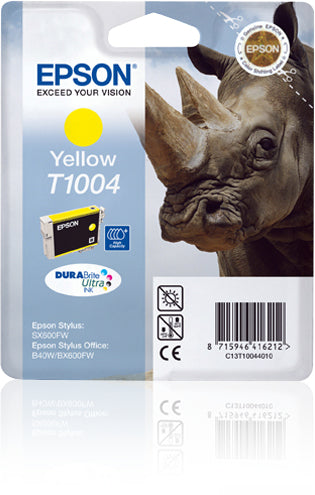 Epson C13T10044010/T1004 Ink cartridge yellow, 990 pages ISO/IEC 24711 11,1ml for Epson Stylus BX 310/600/Office B 1100/Office B 40 w