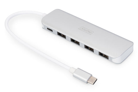 Digitus USB Type-C™ 4 port hub (USB 3.0) + PD