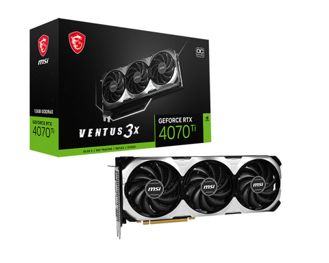 MSI GeForce RTX 4070 Ti VENTUS 3X 12G OC NVIDIA 12 GB GDDR6X