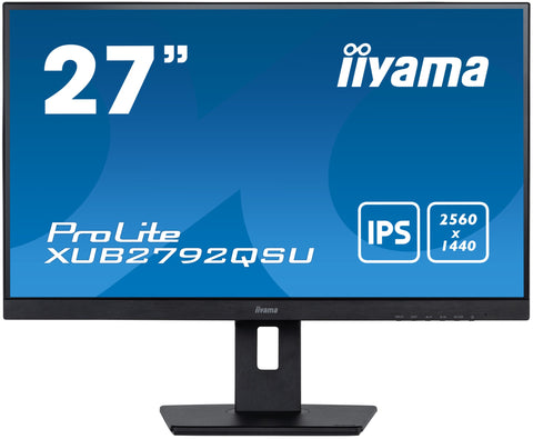 iiyama XUB2792QSU-B5 computer monitor 68.6 cm (27") 2560 x 1440 pixels Full HD LED Black