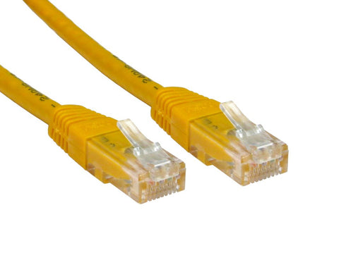 Cables Direct Cat6 1m networking cable Yellow U/UTP (UTP)