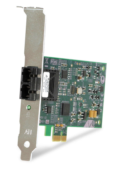 Allied Telesis 100FX Desktop PCI-e Fiber Network Adapter Card w/PCI Express 100 Mbit/s