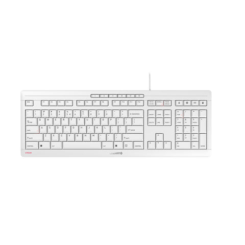 CHERRY STREAM keyboard USB QWERTY English White