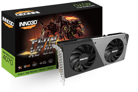 Inno3D N40702-126XX-185252N graphics card NVIDIA GeForce RTX 4070 12 GB GDDR6X