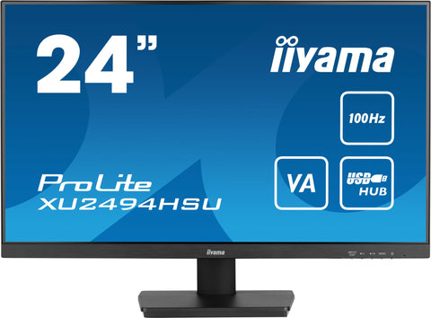 iiyama ProLite computer monitor 60.5 cm (23.8") 1920 x 1080 pixels Full HD LED Black