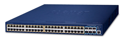 PLANET SGS-6310-48P6XR network switch Managed L3 Gigabit Ethernet (10/100/1000) Power over Ethernet (PoE) 1U Blue