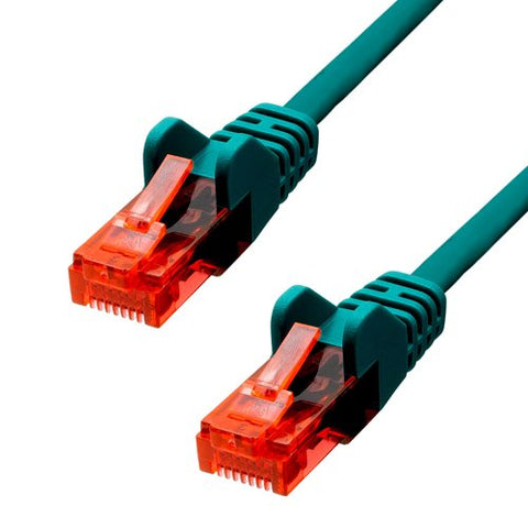 ProXtend CAT6 U/UTP CCA PVC Ethernet Cable Green 1M