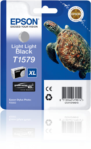 Epson C13T15794010/T1579 Ink cartridge light light black 25,9ml for Epson Stylus Photo R 3000