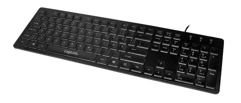 LogiLink ID0138 keyboard USB German Black