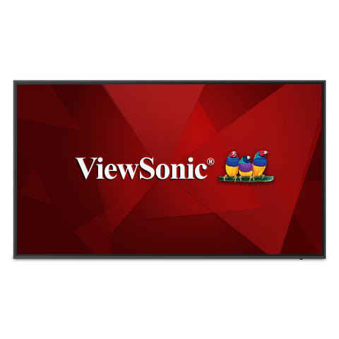 Viewsonic CDE6520 Digital signage flat panel 165.1 cm (65") LCD Wi-Fi 450 cd/m² 4K Ultra HD Black Built-in processor Android 8.0 24/7