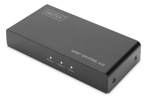 Digitus HDMI® Splitter, 1x2, 4K / 60 Hz with Downscaler