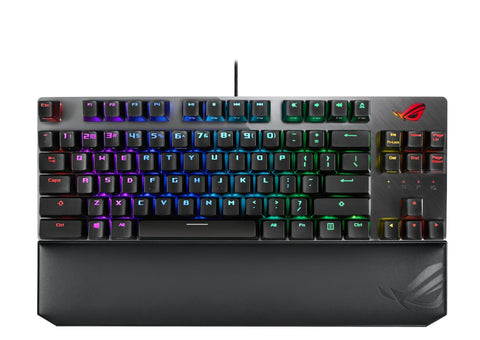 ASUS ROG STRIX SCOPE NX TKL Deluxe keyboard USB Black, Grey