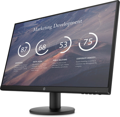 HP P27v G4 computer monitor 68.6 cm (27") 1920 x 1080 pixels Full HD LCD Black