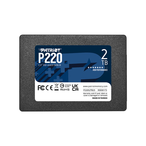 Patriot Memory P220 2TB 2.5" 2000 GB Serial ATA III