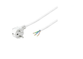 Microconnect Schuko/Open, 5m White