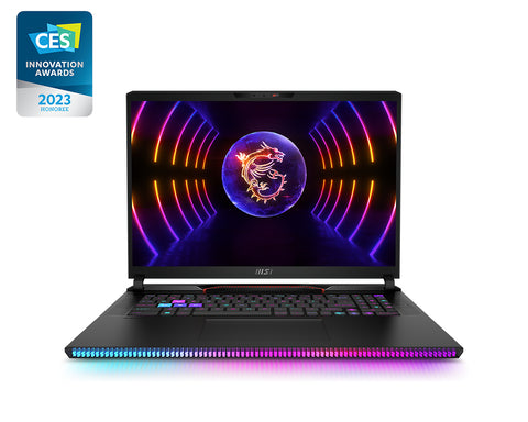 MSI Gaming RAIDER GE78HX 13VH-259UK laptop 43.2 cm (17") Quad HD+ Intel® Core™ i9 i9-13980HX 32 GB DDR5-SDRAM 2 TB SSD NVIDIA GeForce RTX 4080 Wi-Fi 6E (802.11ax) Windows 11 Home Advanced Black