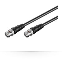 Microconnect BNC - BNC, 10m coaxial cable Black