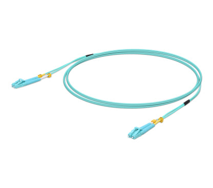 Ubiquiti UniFi ODN 2m fibre optic cable LC OM3 Aqua colour