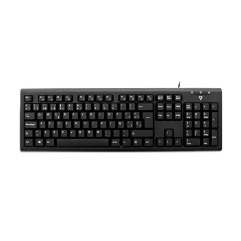 V7 USB/PS2 Wired Keyboard – ES