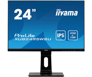 iiyama ProLite XUB2495WSU-B3 computer monitor 61.2 cm (24.1") 1920 x 1200 pixels WUXGA LED Black