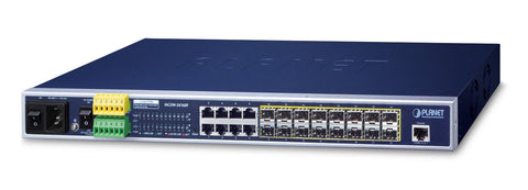 PLANET MGSW-24160F network switch Managed L2+ Gigabit Ethernet (10/100/1000) Power over Ethernet (PoE) 1U Blue