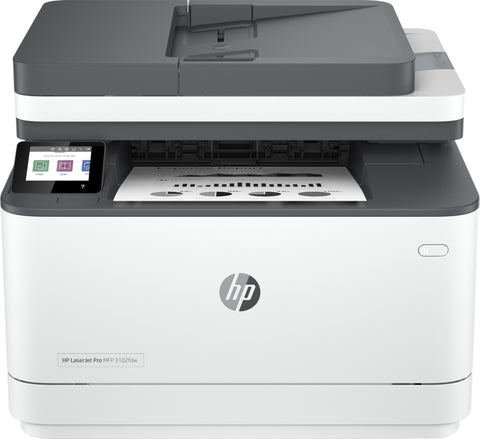 HP LaserJet Pro MFP 3102fdw Printer, Black and white, Printer for Small medium business, Print, copy, scan, fax, Wireless; Print from phone or tablet; Two-sided printing; Two-sided scanning; Fax