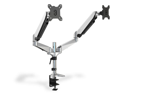 Digitus Universal Dual Desktop Monitor Mount with gas spring and clamp mount