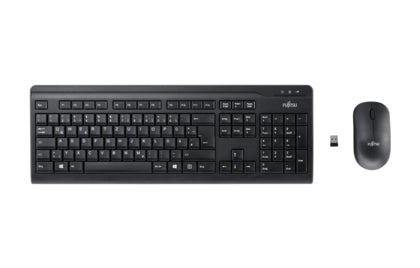 Fujitsu Wireless Set LX410 keyboard RF Wireless QWERTY Italian Black