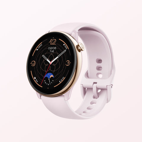 Amazfit GTR Mini 3.25 cm (1.28") AMOLED 42 mm Gold, Pink GPS (satellite)