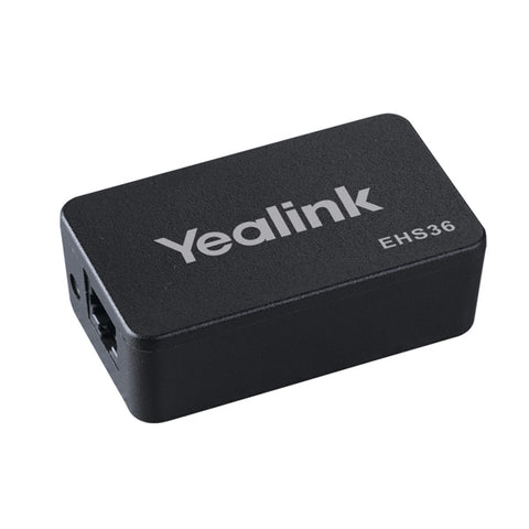 Yealink EHS36 cable gender changer RJ12, RJ9 RJ45, 3.5mm Black