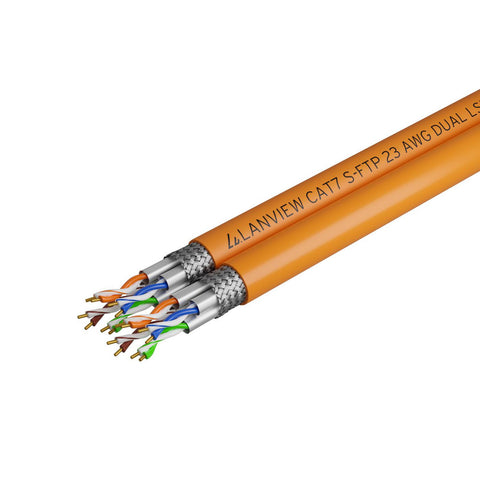 Lanview LVN122510 networking cable Orange 500 m Cat7 S/FTP (S-STP)