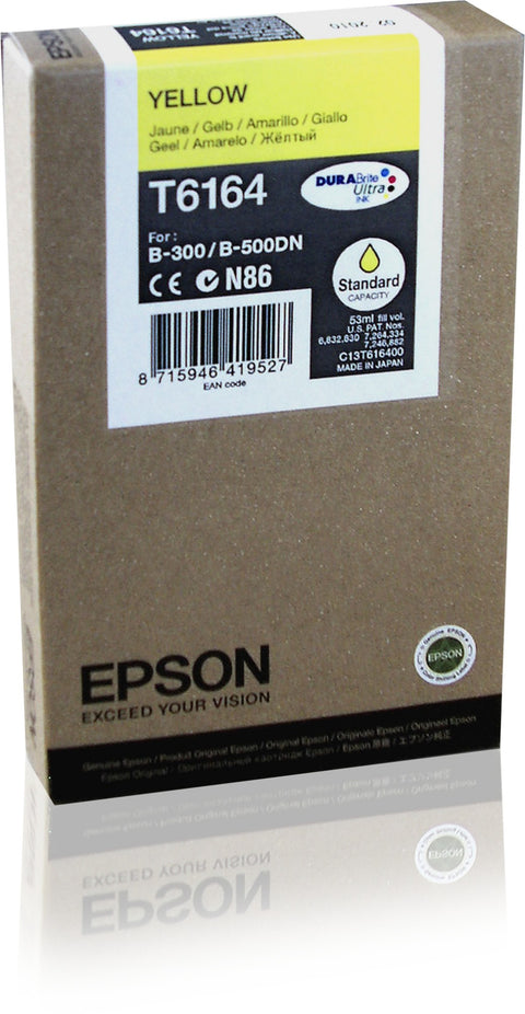 Epson C13T616400/T6164 Ink cartridge yellow, 3.5K pages 53ml for Epson B 300/500